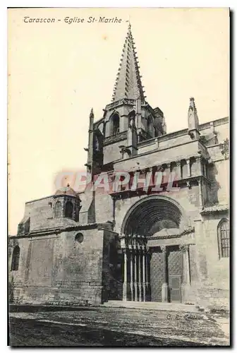 Cartes postales Tarascon Eglise St Marthe