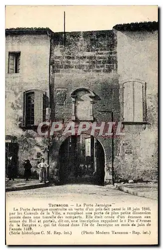 Cartes postales Tarascon La Porte Jarnegue