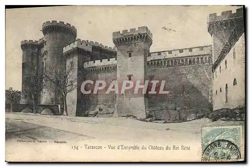 Cartes postales Tarascon Vue d'ensemble du Chateau du Roi Rene