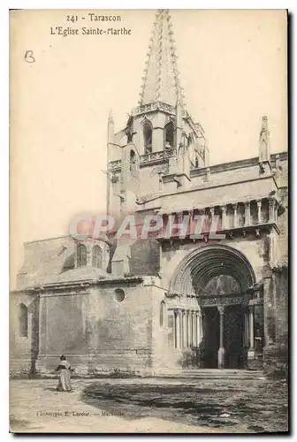 Cartes postales Tarascon L'Eglise Sainte Marthe