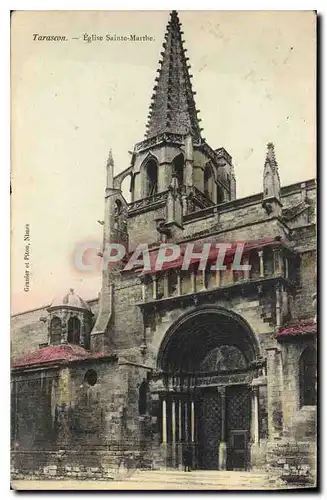 Cartes postales Tarascon Eglise Sainte Marthe