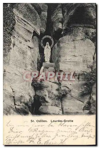 Cartes postales St Odilien Lourdes Grotte