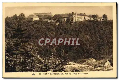 Cartes postales Mont Ste Odile Vue d'ensemble