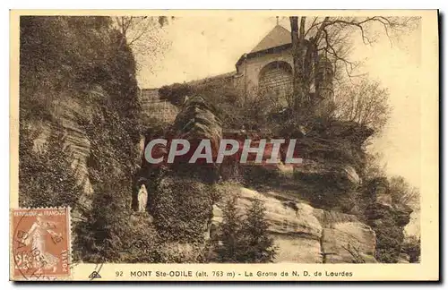 Ansichtskarte AK Mont Ste Odile La Grotte de ND de Lourdes