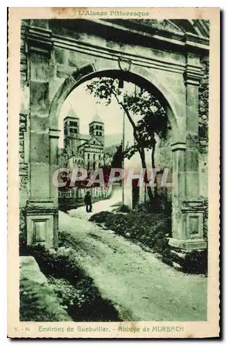 Cartes postales L'Alsace Pittoresque Environs de Guebwiller Abbaye de Murbach