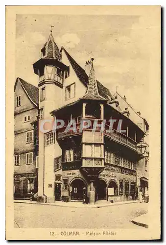 Cartes postales Colmar Maison Pfister