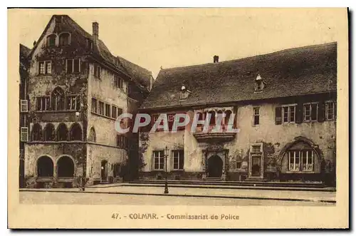 Cartes postales Colmar Commissariat de Police