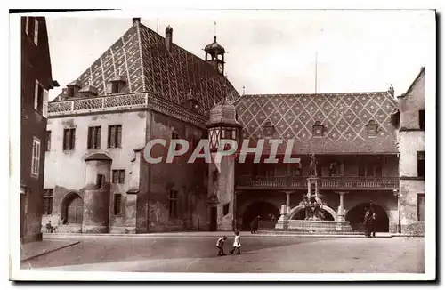 Ansichtskarte AK Le Vieux Colmar L'ancienne Douane et la fontaine Schwendi