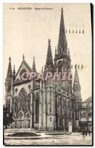 Cartes postales Mulhouse Eglise St Etienne