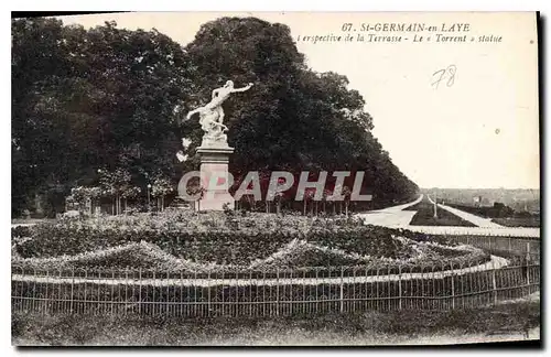 Cartes postales St Germain en Laye Perspective de la Terrasse