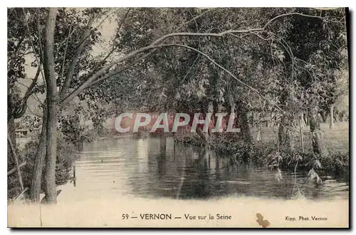 Cartes postales Vernon Vue sur la Seine