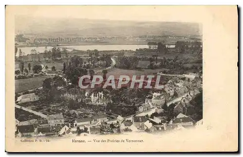 Ansichtskarte AK Vernon Vue des Prairies de Vernonnet