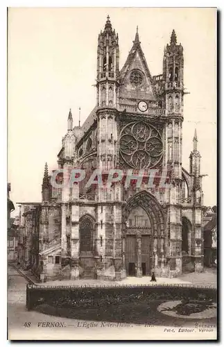 Cartes postales Vernon L'Eglise Notre Dame