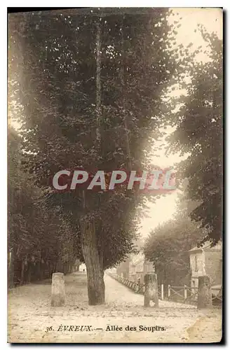 Cartes postales Evreux Allee des Soupirs