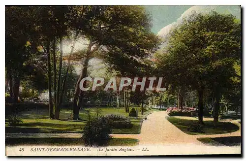 Cartes postales Saint Germain en Laye Le Jardin Anglais