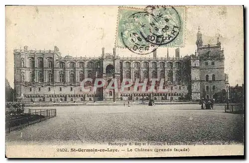 Cartes postales St Germain en Laye Le Chateau grande facade