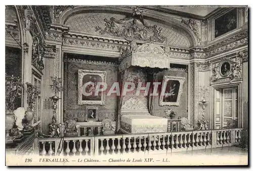 Cartes postales Versailles Le Chateau Chambre de Louis XIV