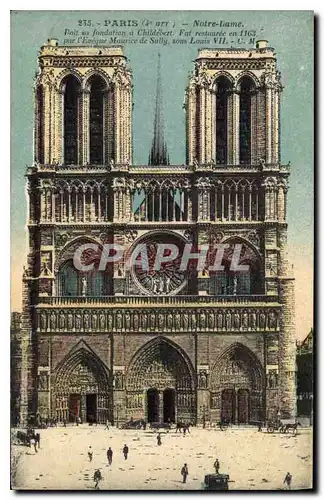 Cartes postales Paris Notre Dame