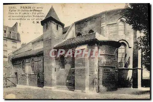 Ansichtskarte AK Paris Eglise St Julien le Pauvre