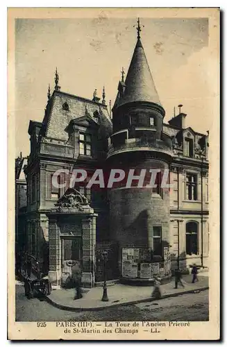 Cartes postales Paris La Tour de l'Ancien Prieure de St Martin des Champs