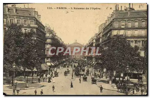 Cartes postales Paris L'Avenue de l'Opera