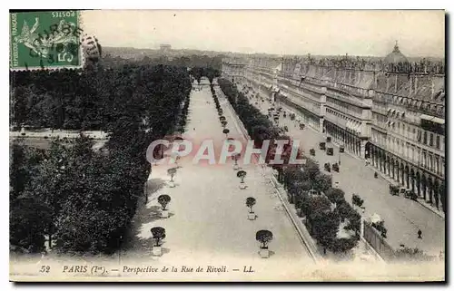 Ansichtskarte AK Paris Ier Perspective de la Rue de Rivoli