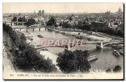 Ansichtskarte AK Paris Ier vue sur la Seine prise du Pavillon de Flore