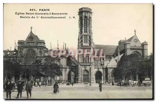 Ansichtskarte AK paris eglise Saint Germain l'Auxerrois Mairie du 1er Arrondissement