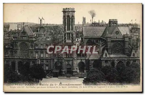 Ansichtskarte AK paris Mairie du Ier Arrondissement Saint dermain l'Auxerrois