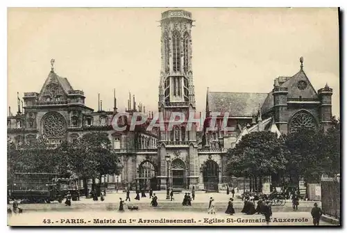 Ansichtskarte AK Paris Mairie du Ier Arrondissement eglise St germain l'Auxerrois