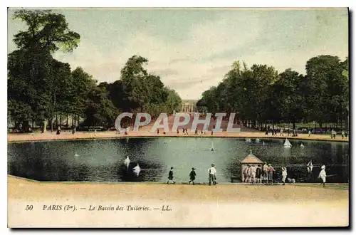 Ansichtskarte AK Paris 1er le Bassin des Tuileries