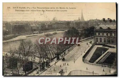 Ansichtskarte AK Paris 1er vue panoramique prise du Musee du Louvre