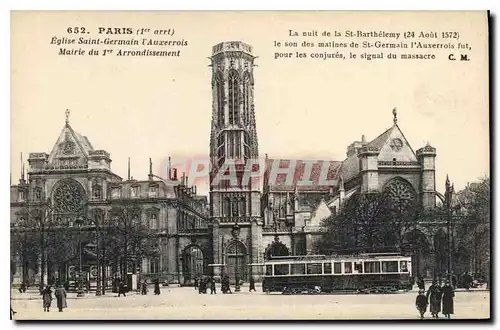 Ansichtskarte AK Paris 1er arrt eglise Saint Germain l'Auxerrois Mairie du 1er Arrondissement