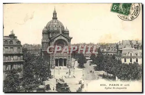 Cartes postales Paris 8 arrt Eglise St Augustin