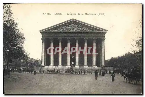 Ansichtskarte AK Paris L'Eglise de la Madeleine VIII