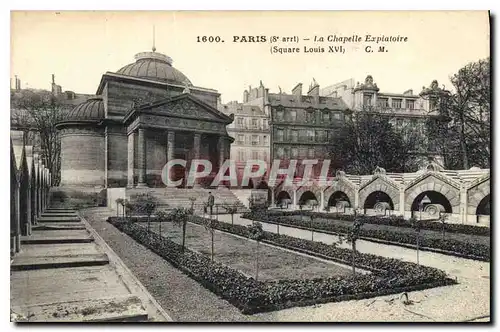 Cartes postales Paris 8 arrt La Chapelle Expiatoire Square Louis XVI