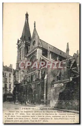 Cartes postales Paris 8 Eglise Saint Severin