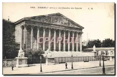 Ansichtskarte AK Paris 7 arrt La Chambre des Deputes