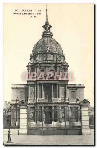 Cartes postales Paris 7 Dome des Invalides