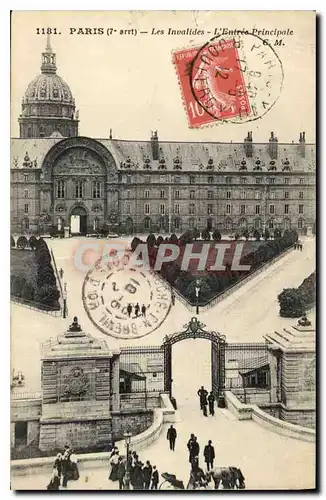 Cartes postales Paris 7 arrt Les Invalides L'Entree Principale