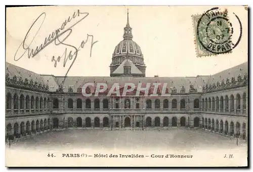 Ansichtskarte AK Paris 7 Hotel des Invalides Cour d'Honneur