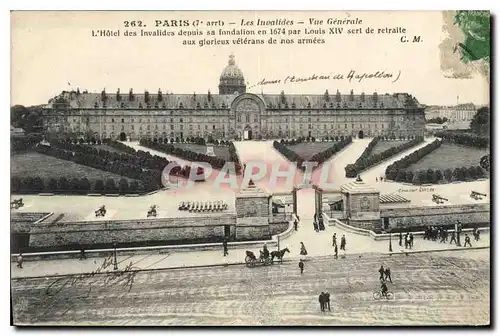 Cartes postales Paris 7 arrt Les Invalides vue generale l'Hotel des Invalides