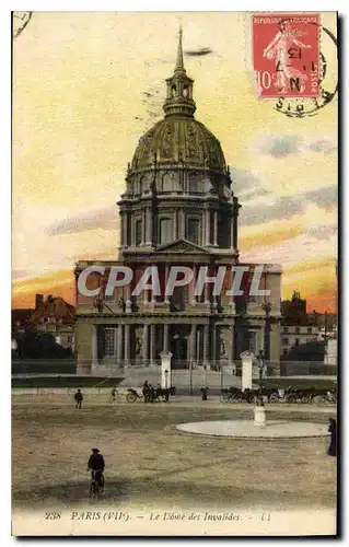 Ansichtskarte AK Paris VII Le Dome des Invalides