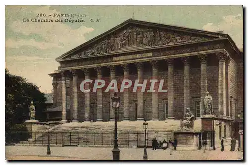 Ansichtskarte AK Paris 7 arrt La Chambre des Deputes