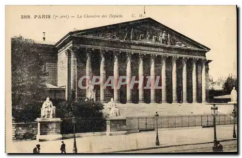 Ansichtskarte AK Paris 7 arrt La Chambre des Deputes