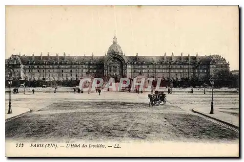 Cartes postales Paris VII L'Hotel des Invalides