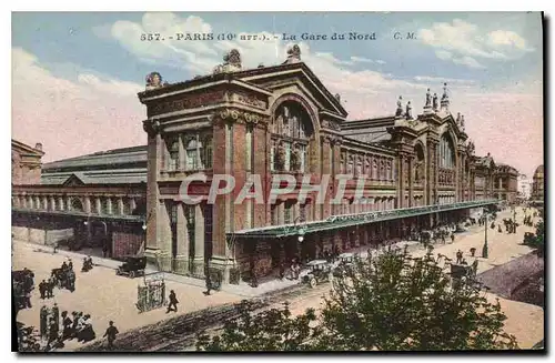 Cartes postales Paris 10 arr La Gare du Nord