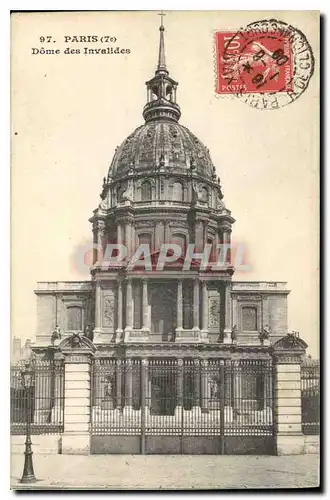 Cartes postales Paris 7 Dome des Invalides