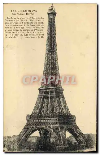 Cartes postales Paris 7 arrt La Tour Eiffel