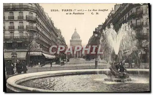 Ansichtskarte AK Paris 7 arrt La Rue Soufflot et le Pantheon